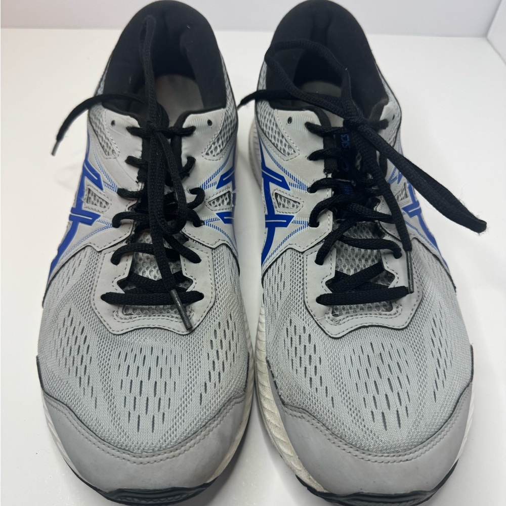 Asics Gel-Contend Gray and Blue Athletic Shoes Size 10.5